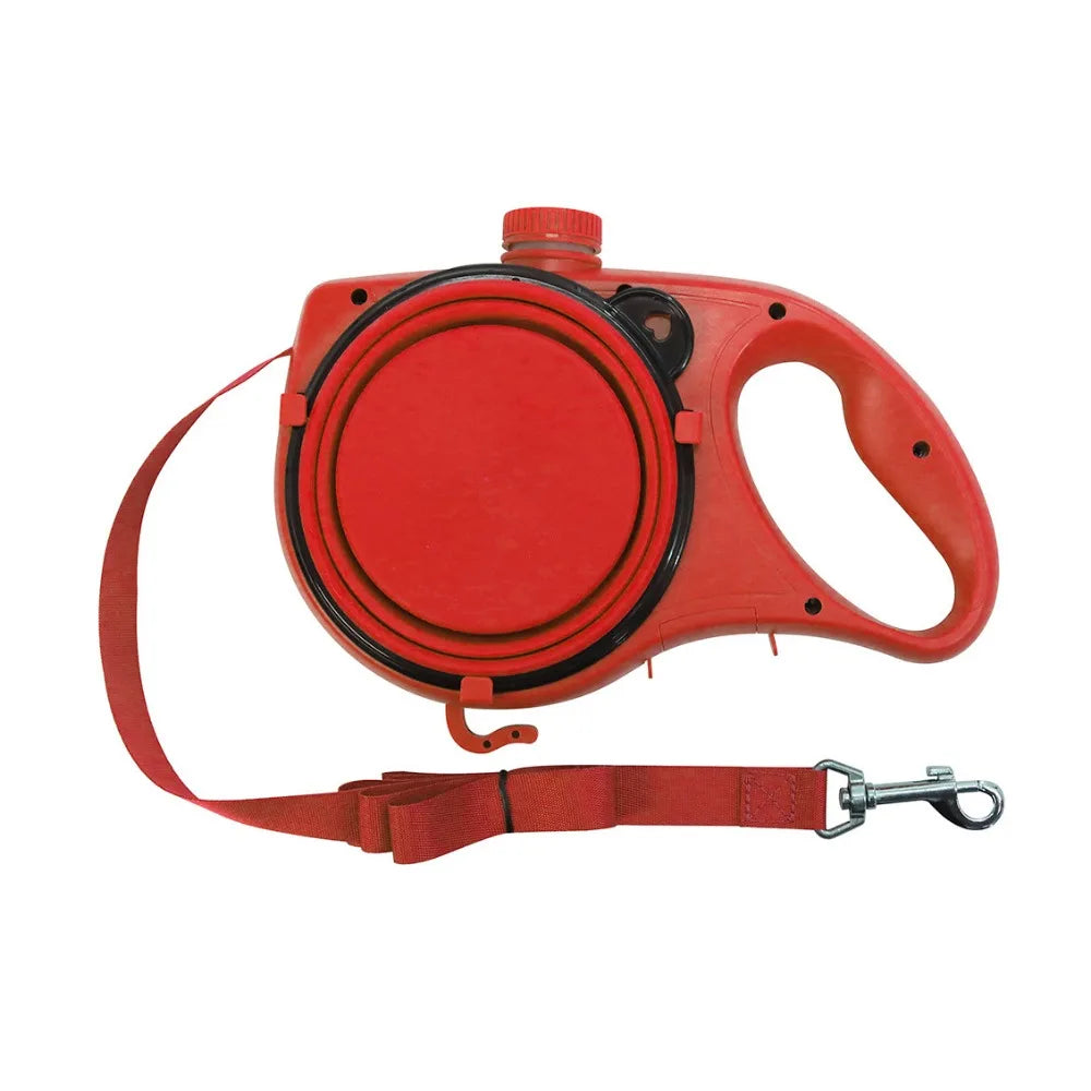 Detachable Retractable Dog Leash Builtin Water Bottle with Water Bowl ...